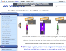 Tablet Screenshot of lavalampen.nl